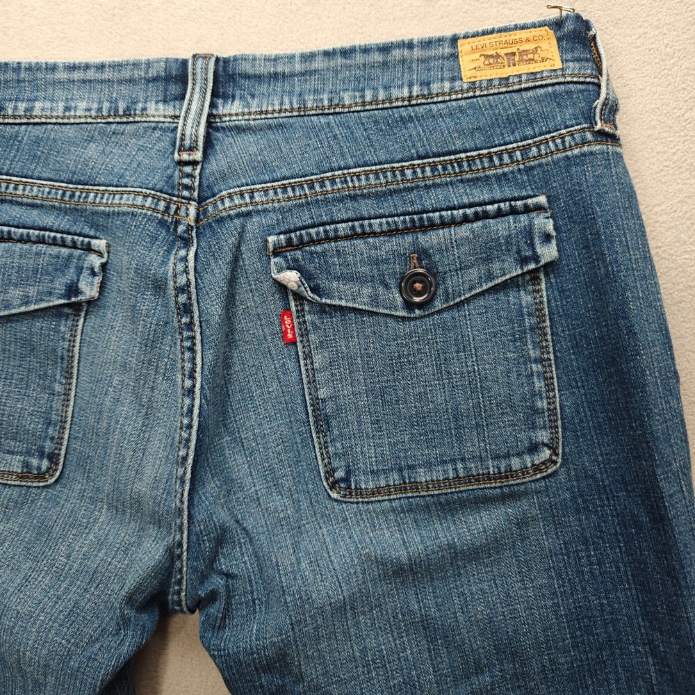 Levi's 545 Jeans Womens 10M Low Bootcut Medium Wash Denim Country Western Casual - Picture 11 of 13